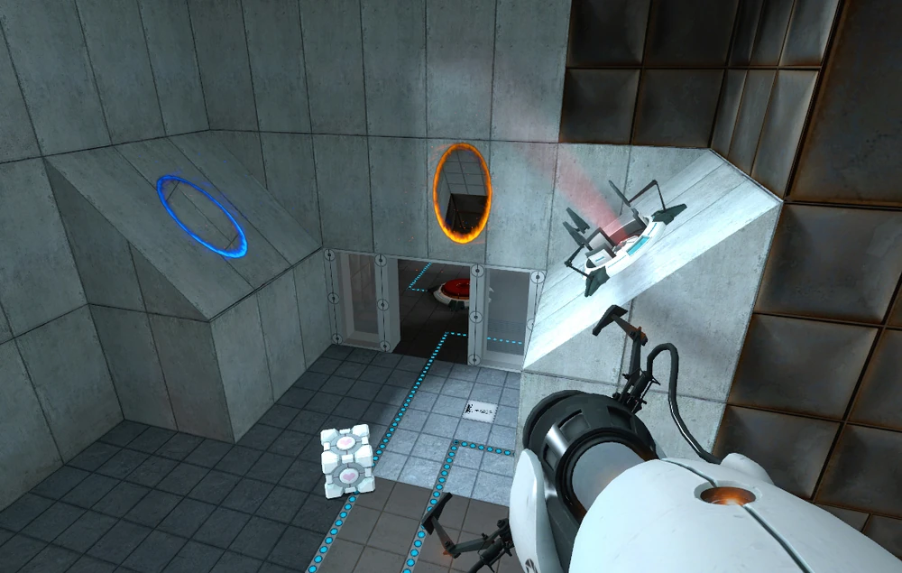 A screenshot from Portal